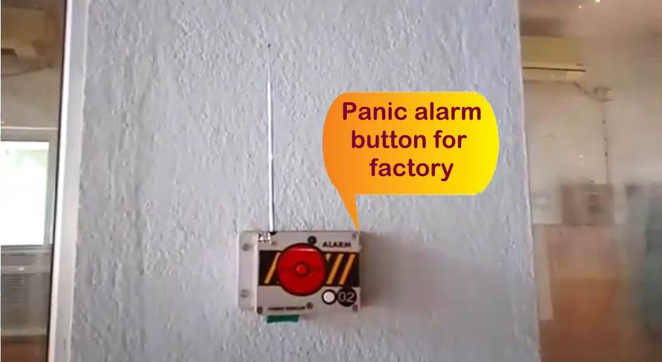 Factory panic button installation