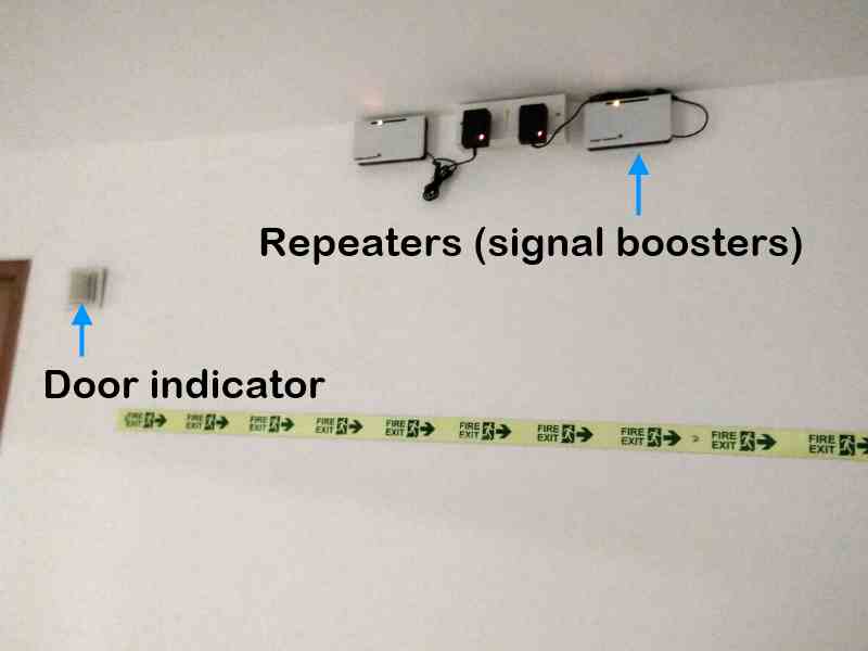 Door indicator module installation