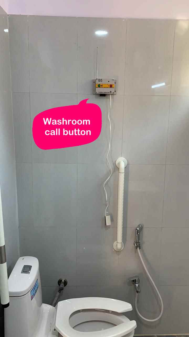Pull chord in washroom