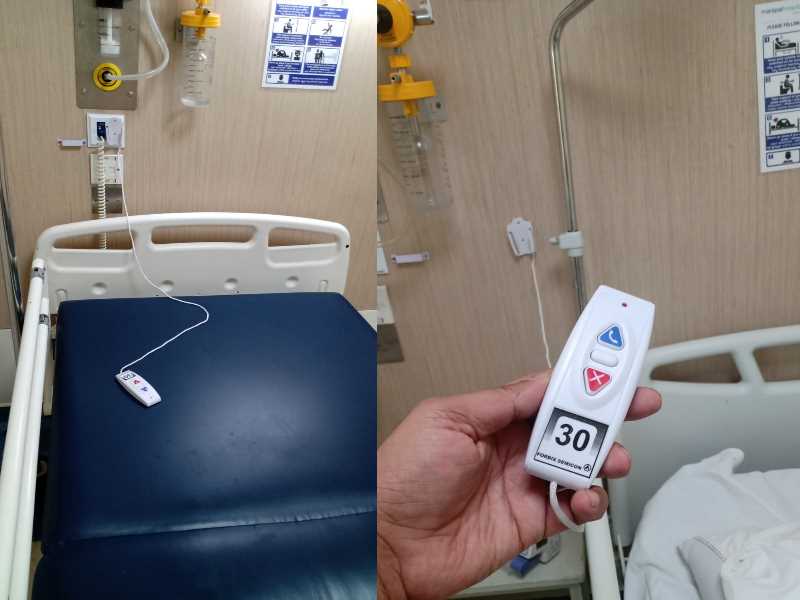 FORBIX SEMICON® Nurse Call Button in Hospital Bed