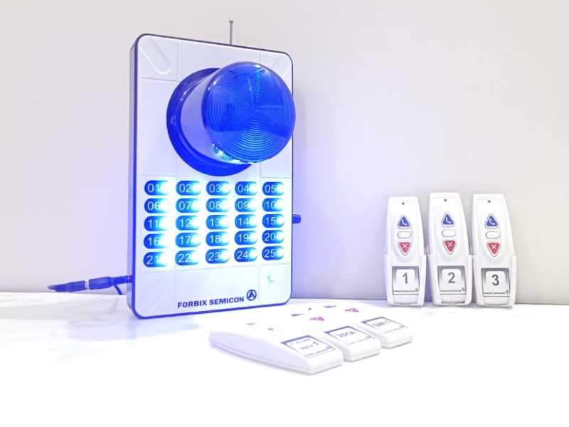 FORBIX SEMICON Wireless Code Blue Panic Alarm System for Medical Facility Emergency Response