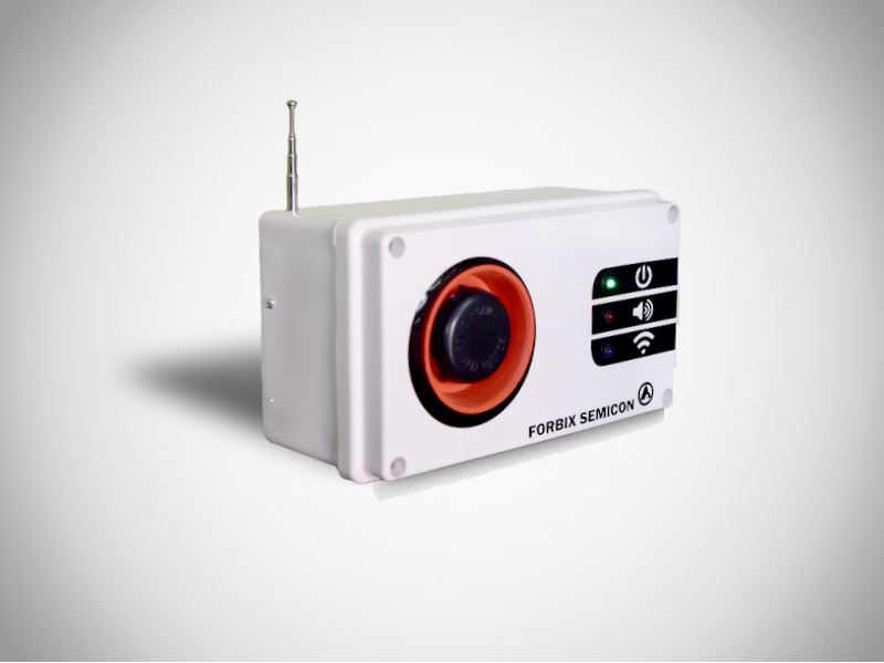 FORBIX SEMICON High-Volume 108dB Wireless Siren for Panic Alarm Systems with Wide Coverage Area