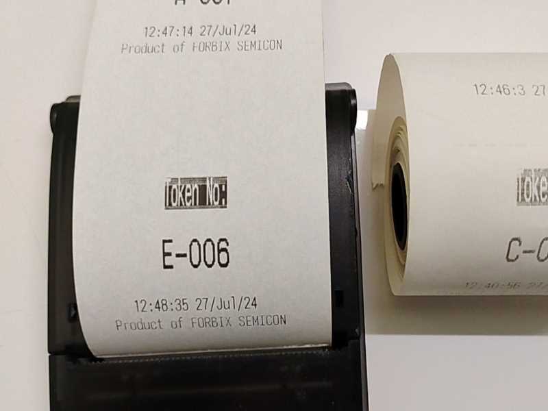Token Printer Paper
