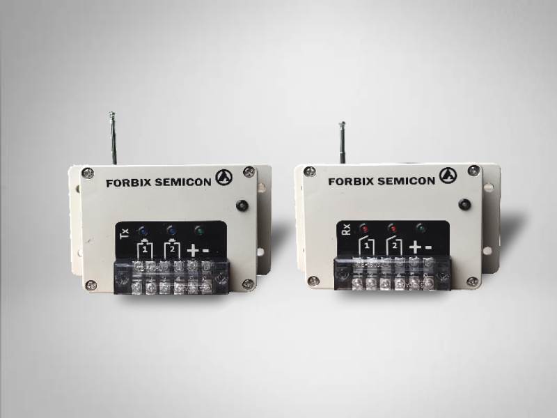 FORBIX SEMICON 2-Channel Wireless Transmitter Receiver for Industrial Control Systems