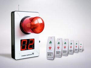 gated community security systems display and 6 remotes