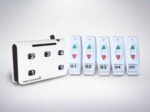 5 remote wireless peon calling system