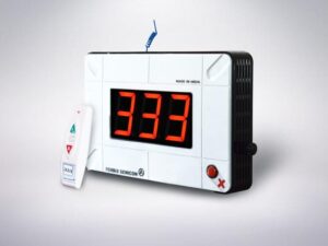 Wireless token display for OPD with 3 digit up down counter