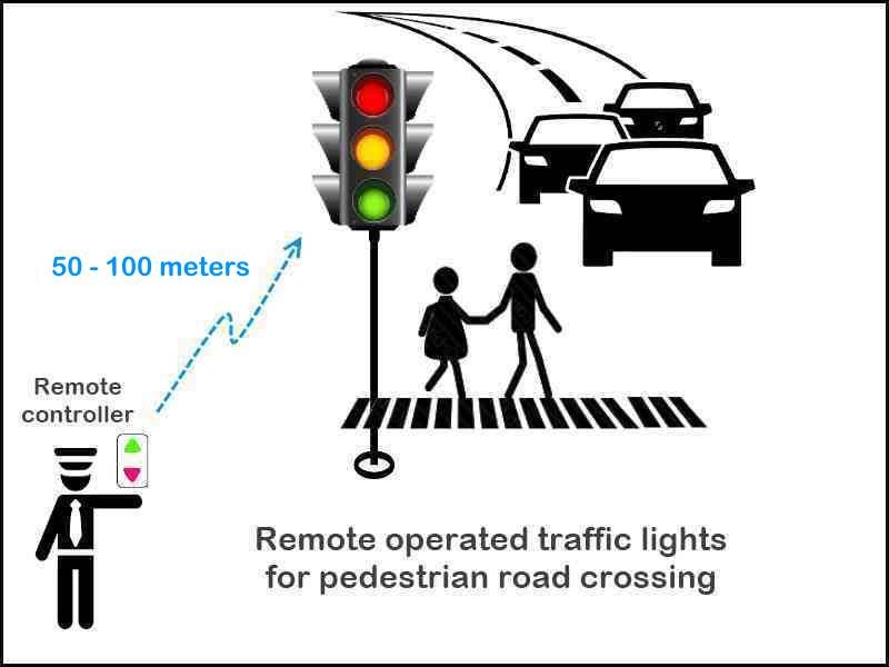 Wireless Remote Control Traffic Light