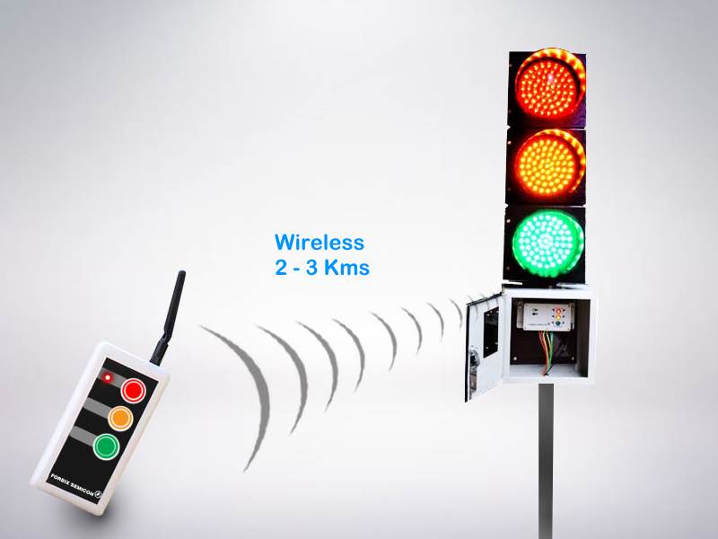 Wireless remote controller traffic lights, FORBIX SEMICON
