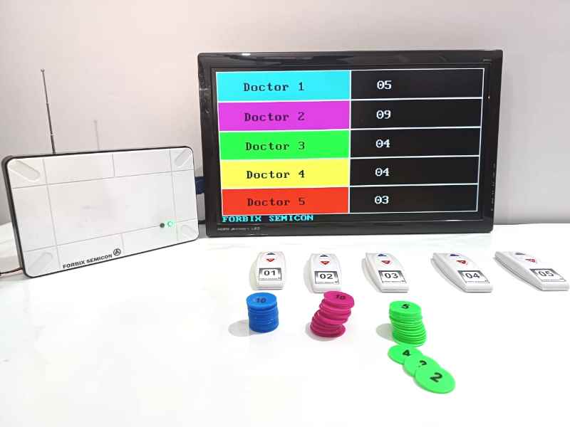 Wireless Token Display with 6 Remotes, FORBIX SEMICON®